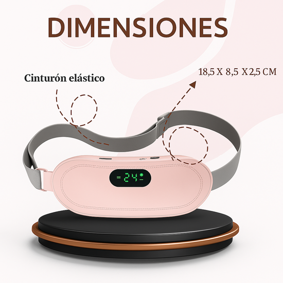 Cinturón de masaje para ciclo menstrual